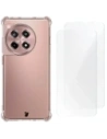 Bizon Case Clear Pack carcasă + 2x folie de protecție pentru ecran OnePlus 12R transparentă