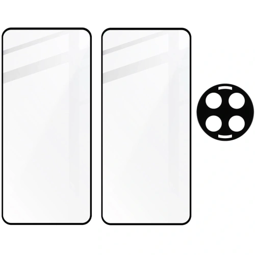 Kup BIZON Edge 3D 2x sticlă pentru ecran + sticlă pentru cameră OnePlus 12R - BIZ5178 - {ean13} - Sklep Home Screen