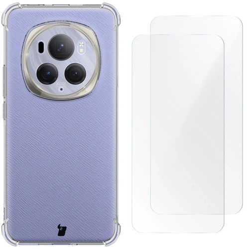 Kup Etui + 2x folia Bizon Case Clear Pack do Honor Magic6 Pro przezroczyste - BIZ5181 - {ean13} - Sklep Home Screen