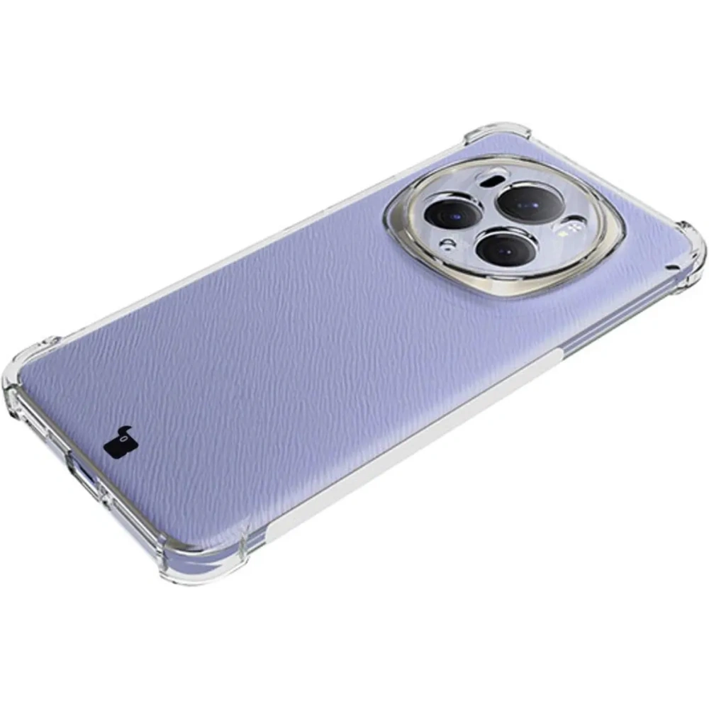 Etui + 2x folia Bizon Case Clear Pack do Honor Magic6 Pro przezroczyste