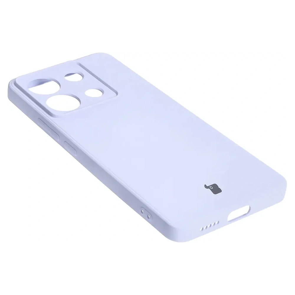 Etui Bizon Case Silicone Sq do Xiaomi Redmi Note 13 5G jasnofioletowe