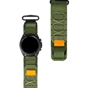 Kup Sportowy pasek do zegarka Bizon Strap Watch Adventure do Samsung Galaxy Watch 22mm khaki - BIZ4614 - {ean13} - Sklep Home Screen