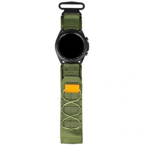 Kup Sportowy pasek do zegarka Bizon Strap Watch Adventure do Samsung Galaxy Watch 22mm khaki - BIZ4614 - {ean13} - Sklep Home Screen