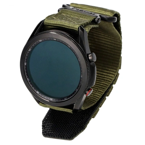 Kup Sportowy pasek do zegarka Bizon Strap Watch Adventure do Samsung Galaxy Watch 22mm khaki - BIZ4614 - {ean13} - Sklep Home Screen