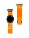 Sportovní pásek k hodinkám Bizon Strap Watch Adventure pro Samsung Galaxy Watch 22mm oranžový