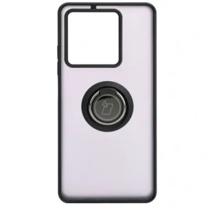 Kup Etui z uchwytem na palec Bizon Case Hybrid Ring do Xiaomi Redmi Note 13 5G przydymione z czarną ramką - BIZ5187 - {ean13} - Sklep Home Screen
