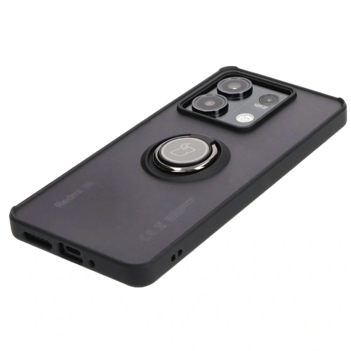 Kup Etui s úchytem na prst Bizon Case Hybrid Ring pro Xiaomi Redmi Note 13 5G kouřové s černým rámem - BIZ5187 - {ean13} - Sklep Home Screen