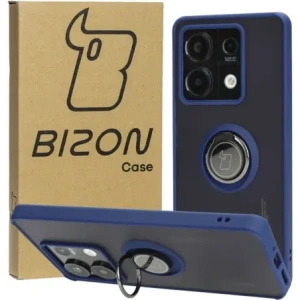 Kup Bizon Case Hybrid Ring Xiaomi Redmi Note 13 5G füstös színű, sötétkék kerettel - BIZ4617 - {ean13} - Sklep Home Screen
