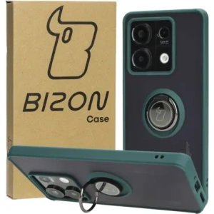Kup Bizon Case Hybrid Ring Xiaomi Redmi Note 13 5G füstös sötétzöld kerettel - BIZ4618 - {ean13} - Sklep Home Screen