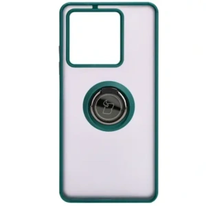 Kup Bizon Case Hybrid Ring Xiaomi Redmi Note 13 5G füstös sötétzöld kerettel - BIZ4618 - {ean13} - Sklep Home Screen