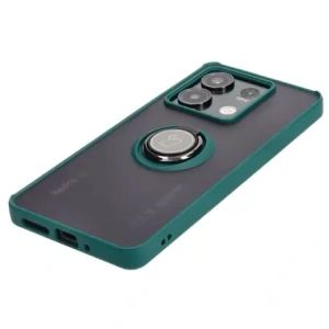 Kup Bizon Case Hybrid Ring Xiaomi Redmi Note 13 5G füstös sötétzöld kerettel - BIZ4618 - {ean13} - Sklep Home Screen