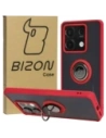 Kup Bizon Case Hybrid Ring Xiaomi Redmi Note 13 5G füstös piros kerettel - BIZ4619 - {ean13} - Sklep Home Screen