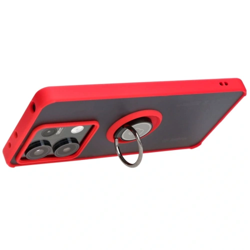 Kup Bizon Case Hybrid Ring Xiaomi Redmi Note 13 5G füstös piros kerettel - BIZ4619 - {ean13} - Sklep Home Screen