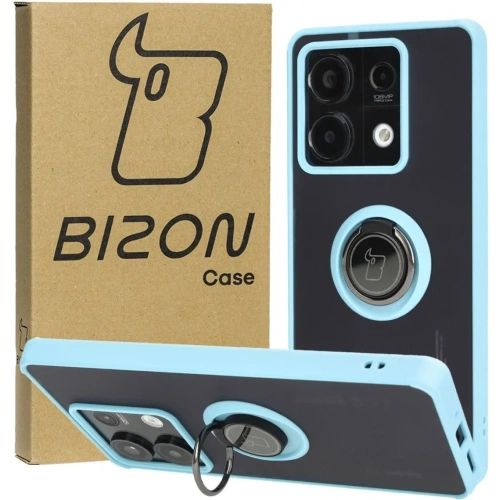 Kup Bizon Case Hybrid Ring Xiaomi Redmi Note 13 5G füstös, világoskék kerettel - BIZ4620 - {ean13} - Sklep Home Screen