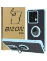 Bizon Case Hybrid Ring Xiaomi Redmi Note 13 5G füstös, világoskék kerettel