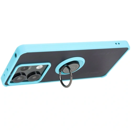 Kup Bizon Case Hybrid Ring Xiaomi Redmi Note 13 5G füstös, világoskék kerettel - BIZ4620 - {ean13} - Sklep Home Screen
