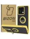 Bizon Case Hybrid Ring Xiaomi Redmi Note 13 5G füstös sárga kerettel