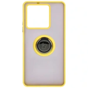 Kup Bizon Case Hybrid Ring Xiaomi Redmi Note 13 5G füstös sárga kerettel - BIZ5192 - {ean13} - Sklep Home Screen