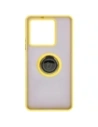 Kup Bizon Case Hybrid Ring Xiaomi Redmi Note 13 5G fumuriu cu un cadru galben - BIZ5192 - {ean13} - Sklep Home Screen