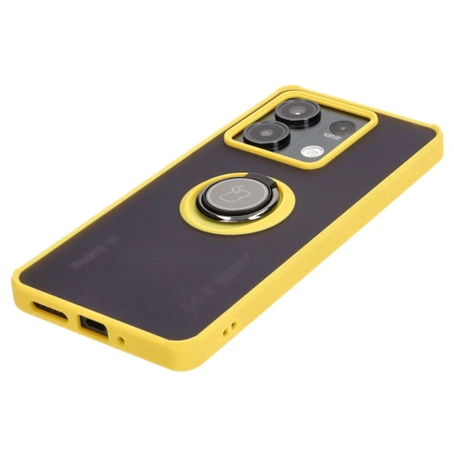Kup Bizon Case Hybrid Ring Xiaomi Redmi Note 13 5G füstös sárga kerettel - BIZ5192 - {ean13} - Sklep Home Screen