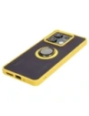 Kup Bizon Case Hybrid Ring Xiaomi Redmi Note 13 5G fumuriu cu un cadru galben - BIZ5192 - {ean13} - Sklep Home Screen