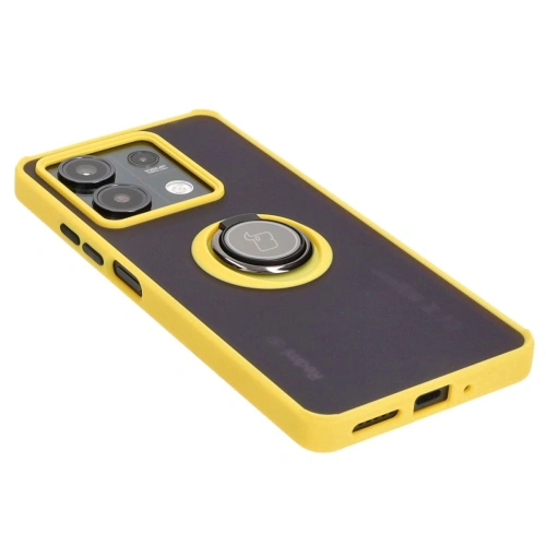 Kup Bizon Case Hybrid Ring Xiaomi Redmi Note 13 5G füstös sárga kerettel - BIZ5192 - {ean13} - Sklep Home Screen