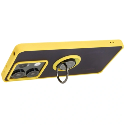 Kup Bizon Case Hybrid Ring Xiaomi Redmi Note 13 5G füstös sárga kerettel - BIZ5192 - {ean13} - Sklep Home Screen