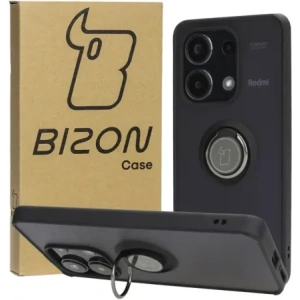 Kup Bizon Case Hybrid Ring Xiaomi Redmi Note 13 4G fumuriu cu un cadru negru - BIZ4622 - {ean13} - Sklep Home Screen