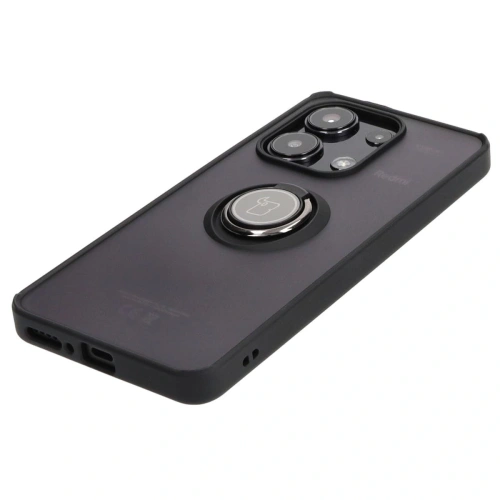 Kup Etui s úchopem na prst Bizon Case Hybrid Ring do Xiaomi Redmi Note 13 4G kouřové s černým rámečkem - BIZ4622 - {ean13} - Sklep Home Screen
