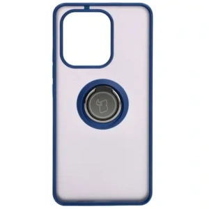 Kup Etui z uchwytem na palec Bizon Case Hybrid Ring do Xiaomi Redmi Note 13 4G przydymione z granatową ramką - BIZ4623 - {ean13} - Sklep Home Screen