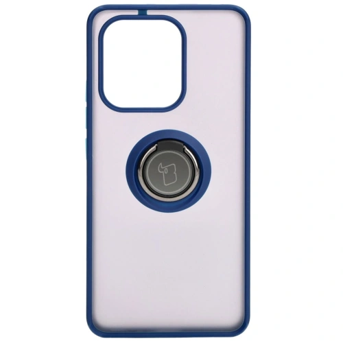 Kup Bizon Case Hybrid Ring Xiaomi Redmi Note 13 4G fumuriu cu un cadru albastru închis - BIZ4623 - {ean13} - Sklep Home Screen
