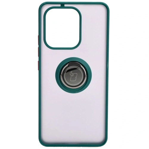 Buy Bizon Case Hybrid Ring Xiaomi Redmi Note 13 4G smoky with a dark green frame - BIZ5195 - {ean13} - Home Screen Store Europe