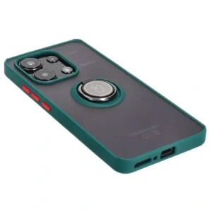 Kup Bizon Case Hybrid Ring Xiaomi Redmi Note 13 4G füstös sötétzöld kerettel - BIZ5195 - {ean13} - Sklep Home Screen