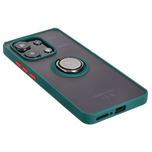 Buy Bizon Case Hybrid Ring Xiaomi Redmi Note 13 4G smoky with a dark green frame - BIZ5195 - {ean13} - Home Screen Store Europe