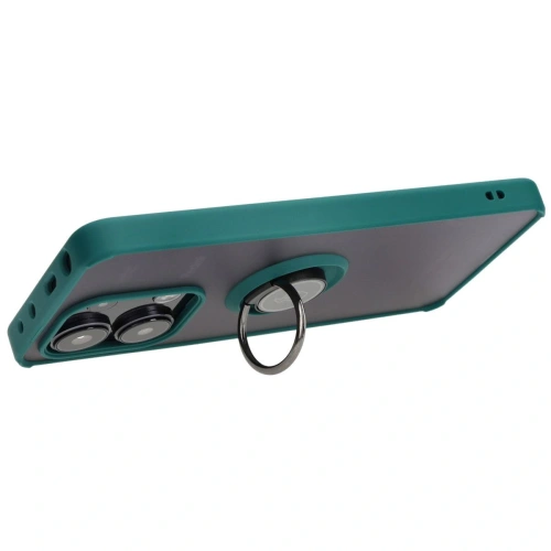 Buy Bizon Case Hybrid Ring Xiaomi Redmi Note 13 4G smoky with a dark green frame - BIZ5195 - {ean13} - Home Screen Store Europe