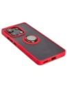 Buy Bizon Case Hybrid Ring Xiaomi Redmi Note 13 4G smoky with a red frame - BIZ5196 - {ean13} - Home Screen Store Europe