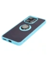 Kup Etui z uchwytem na palec Bizon Case Hybrid Ring do Xiaomi Redmi Note 13 4G przydymione z jasnoniebieską ramką - BIZ5198 - {ean13} - Sklep Home Screen