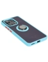 Kup Etui z uchwytem na palec Bizon Case Hybrid Ring do Xiaomi Redmi Note 13 4G przydymione z jasnoniebieską ramką - BIZ5198 - {ean13} - Sklep Home Screen