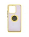 Kup Etui z uchwytem na palec Bizon Case Hybrid Ring do Xiaomi Redmi Note 13 4G przydymione z żółtą ramką - BIZ4628 - {ean13} - Sklep Home Screen