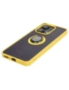 Kup Etui z uchwytem na palec Bizon Case Hybrid Ring do Xiaomi Redmi Note 13 4G przydymione z żółtą ramką - BIZ4628 - {ean13} - Sklep Home Screen