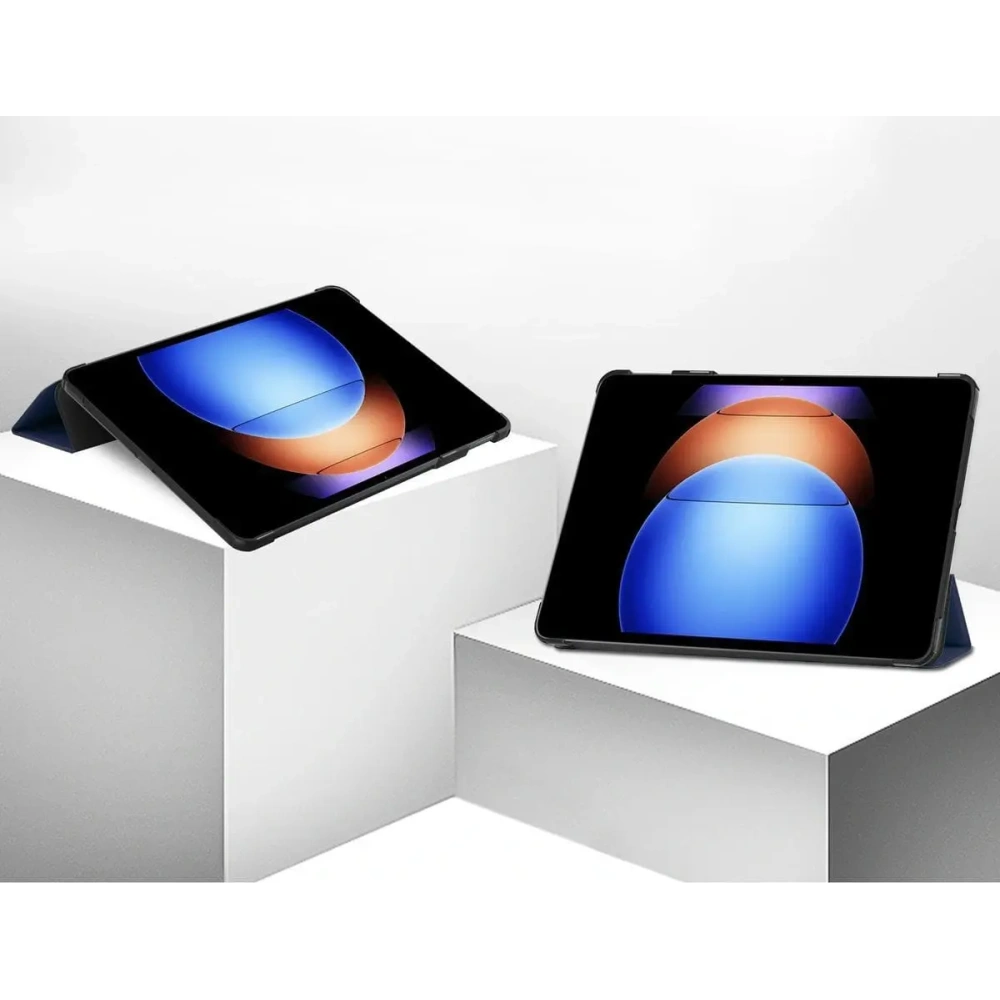 Etui Bizon Case Tab Croc do Xiaomi Pad 6S Pro granatowe