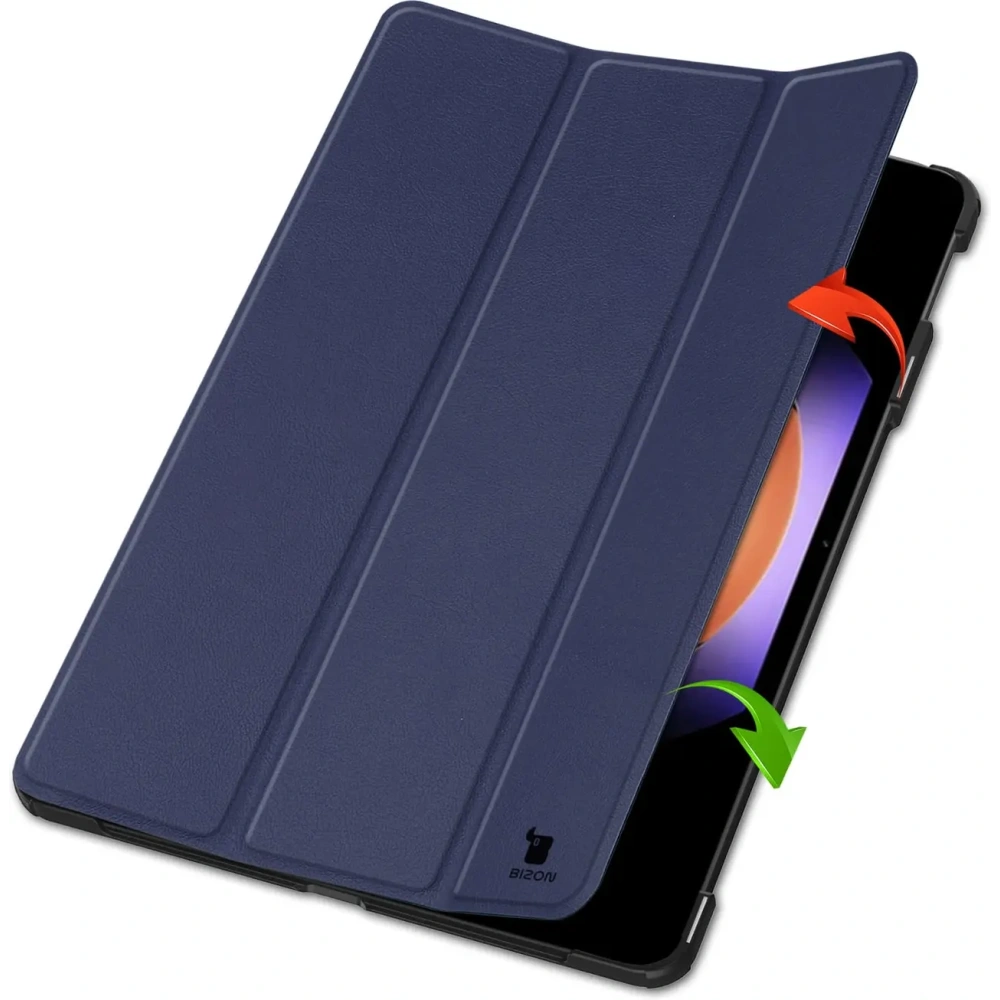 Etui Bizon Case Tab Croc do Xiaomi Pad 6S Pro granatowe