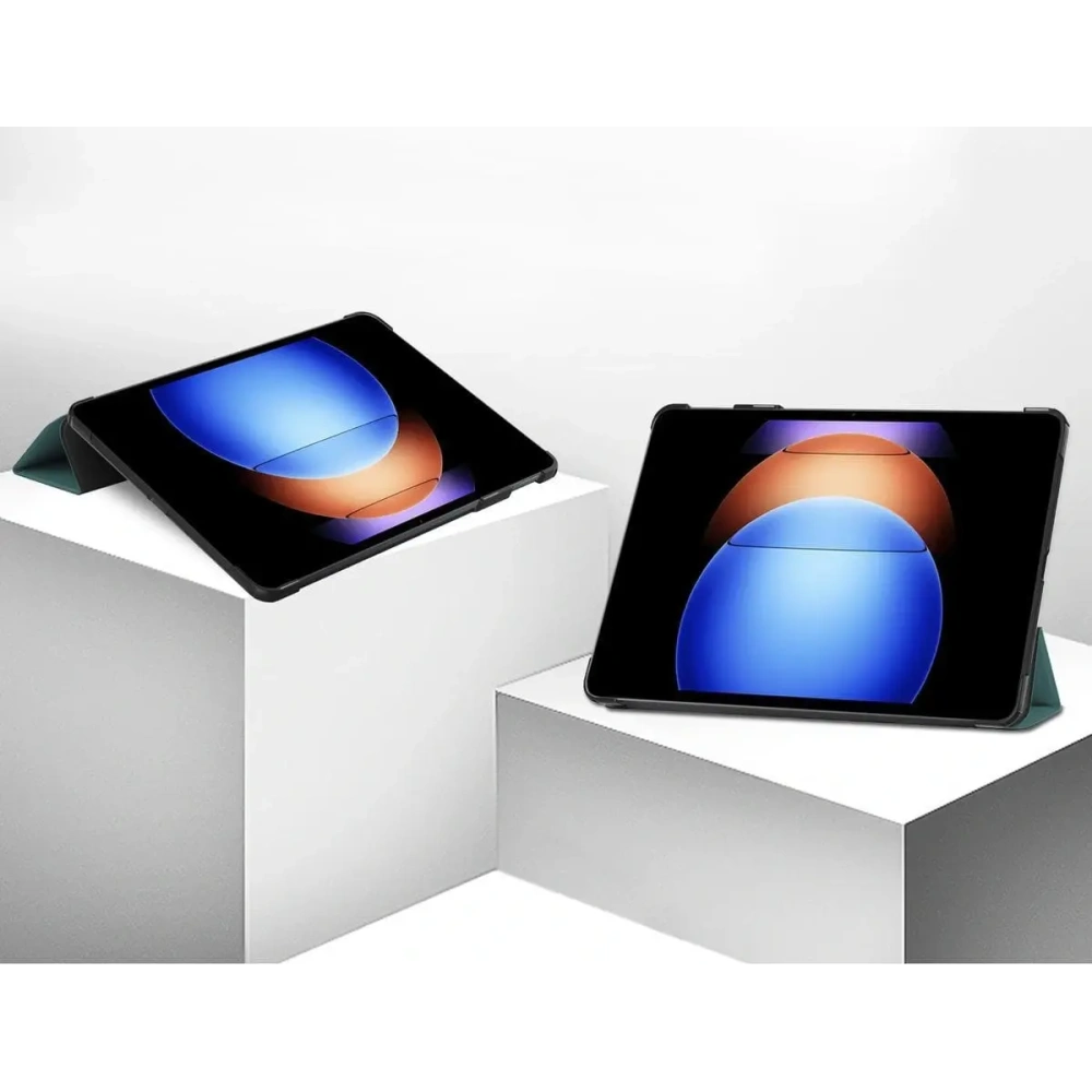 Etui Bizon Case Tab Croc do Xiaomi Pad 6S Pro ciemnozielone