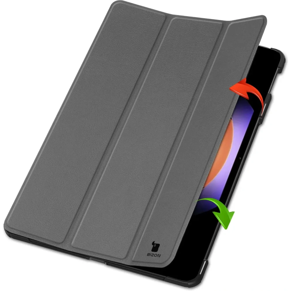 Etui Bizon Case Tab Croc do Xiaomi Pad 6S Pro szare