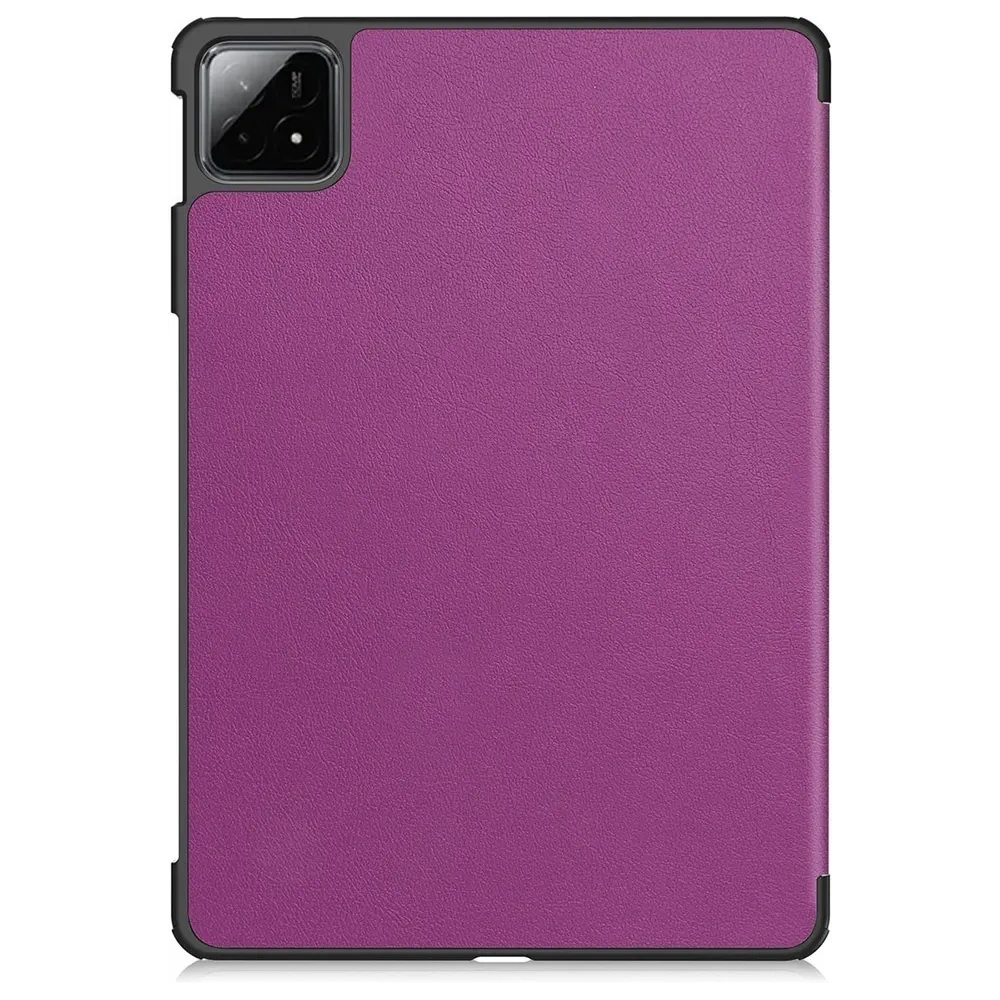 Etui Bizon Case Tab Croc do Xiaomi Pad 6S Pro ciemnofioletowe