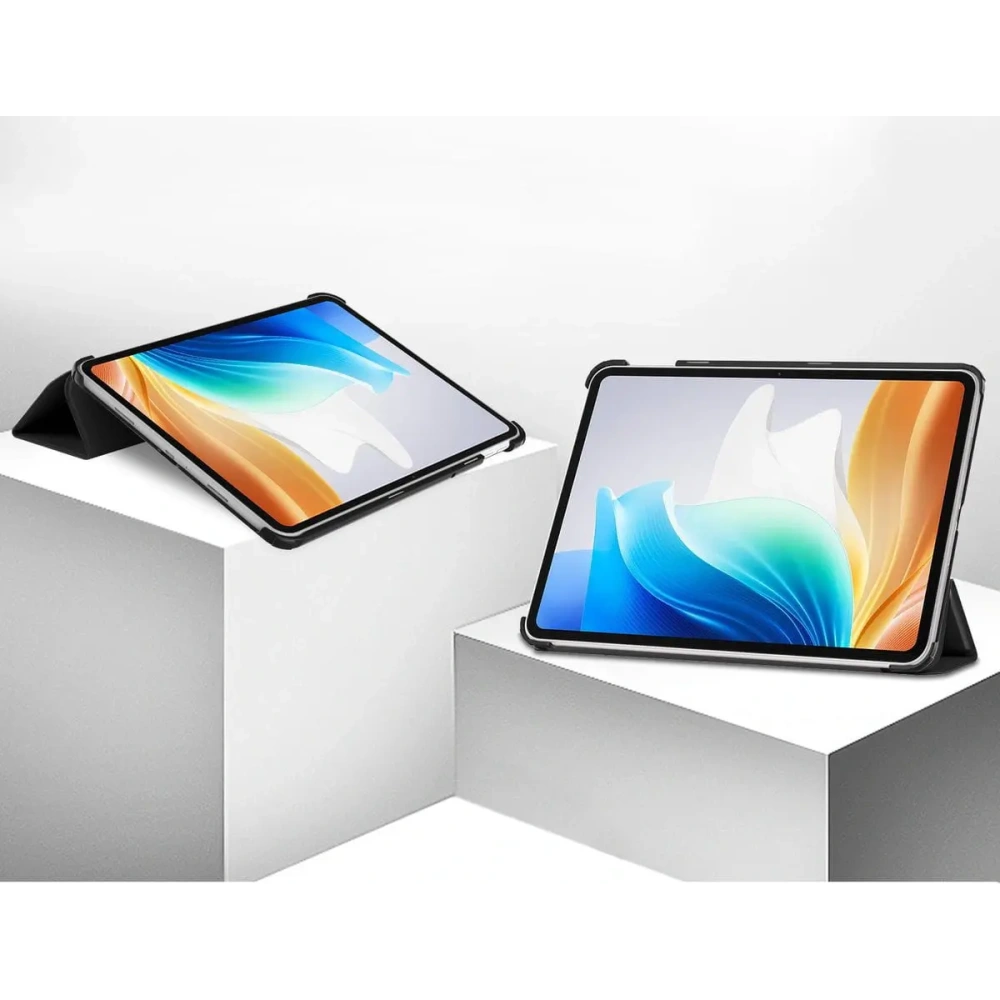 Etui Bizon Case Tab Croc do Oppo Pad Neo czarne