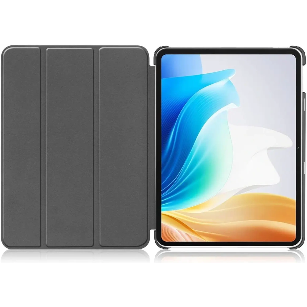 Etui Bizon Case Tab Croc do Oppo Pad Neo ciemnozielone