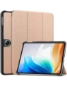Etui Bizon Case Tab Croc do Oppo Pad Neo różowozłote