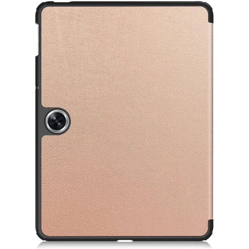 Etui Bizon Case Tab Croc do Oppo Pad Neo różowozłote