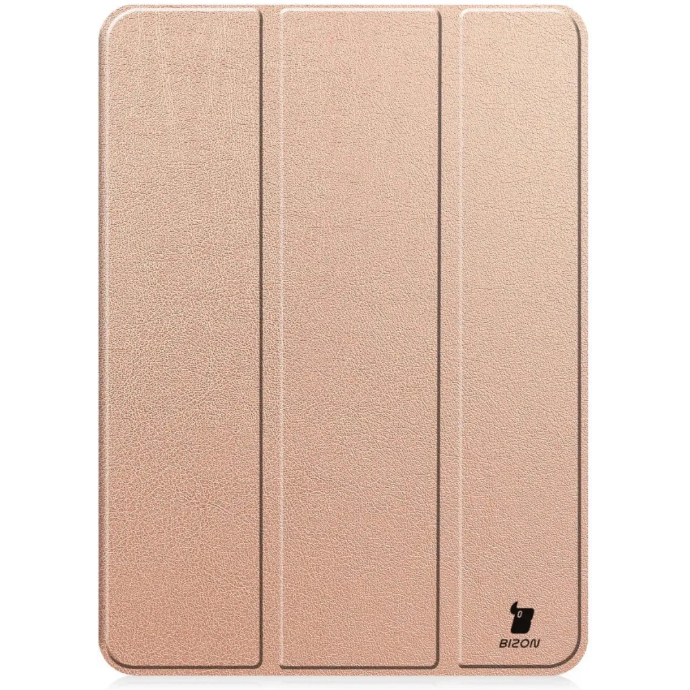 Etui Bizon Case Tab Croc do Oppo Pad Neo różowozłote
